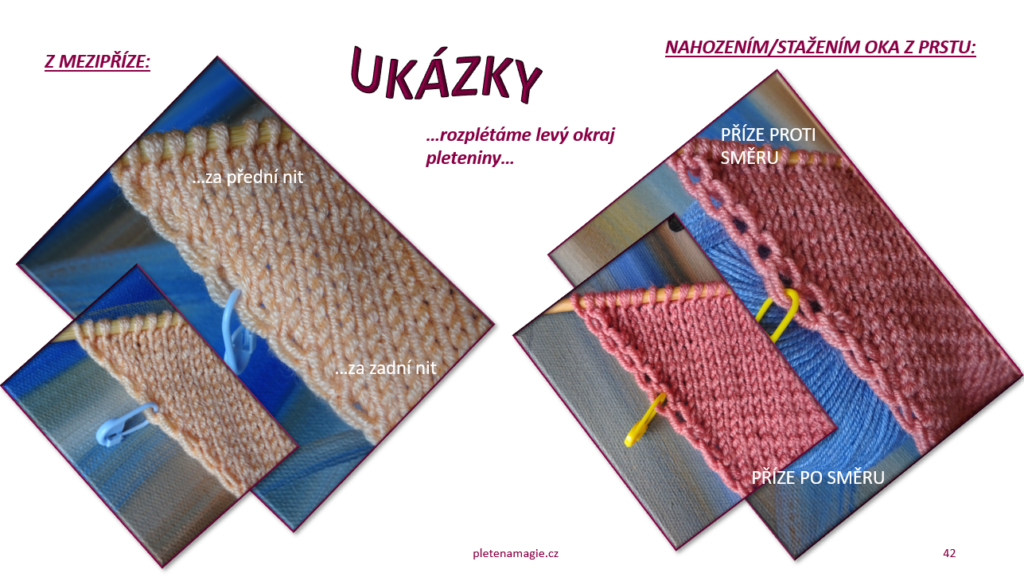 rozplétání okraje